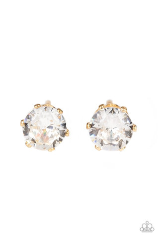 Delicately Dainty - Gold Post Earrings