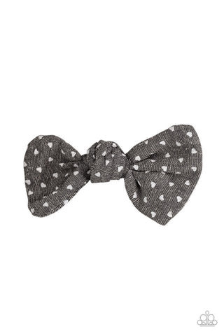 BOW a Kiss - Black Hair Clip