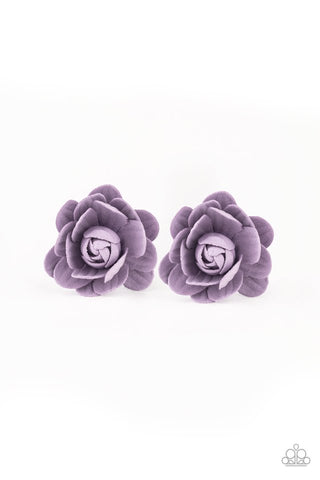 Beautifully Budding - Purple Hair Clip