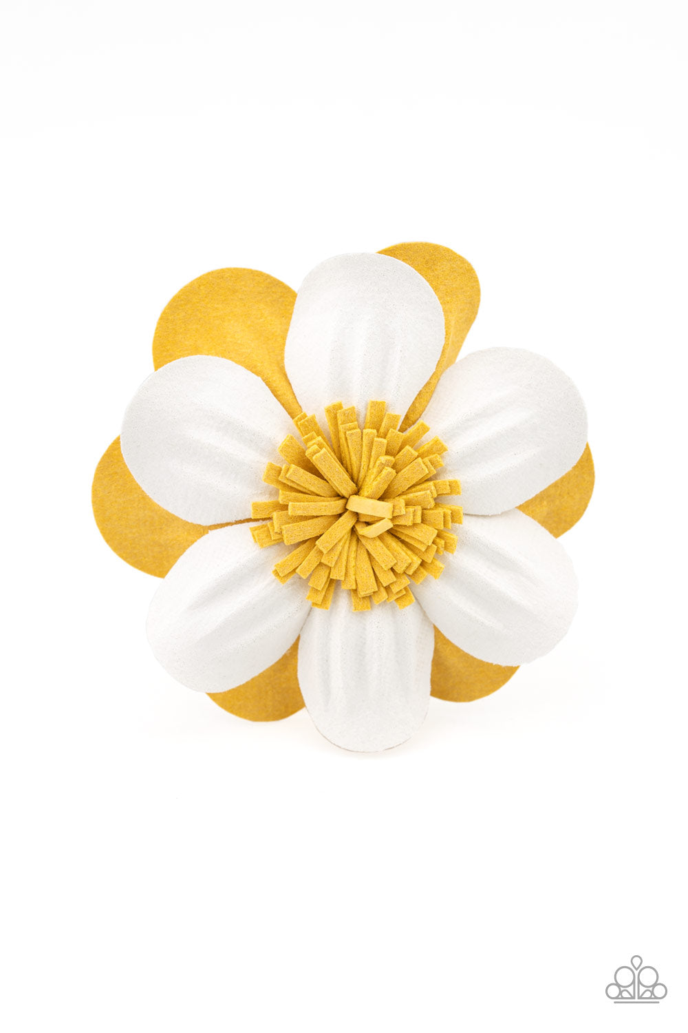 Merry Magnolia - Yellow Hair Clip