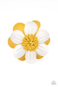 Merry Magnolia - Yellow Hair Clip