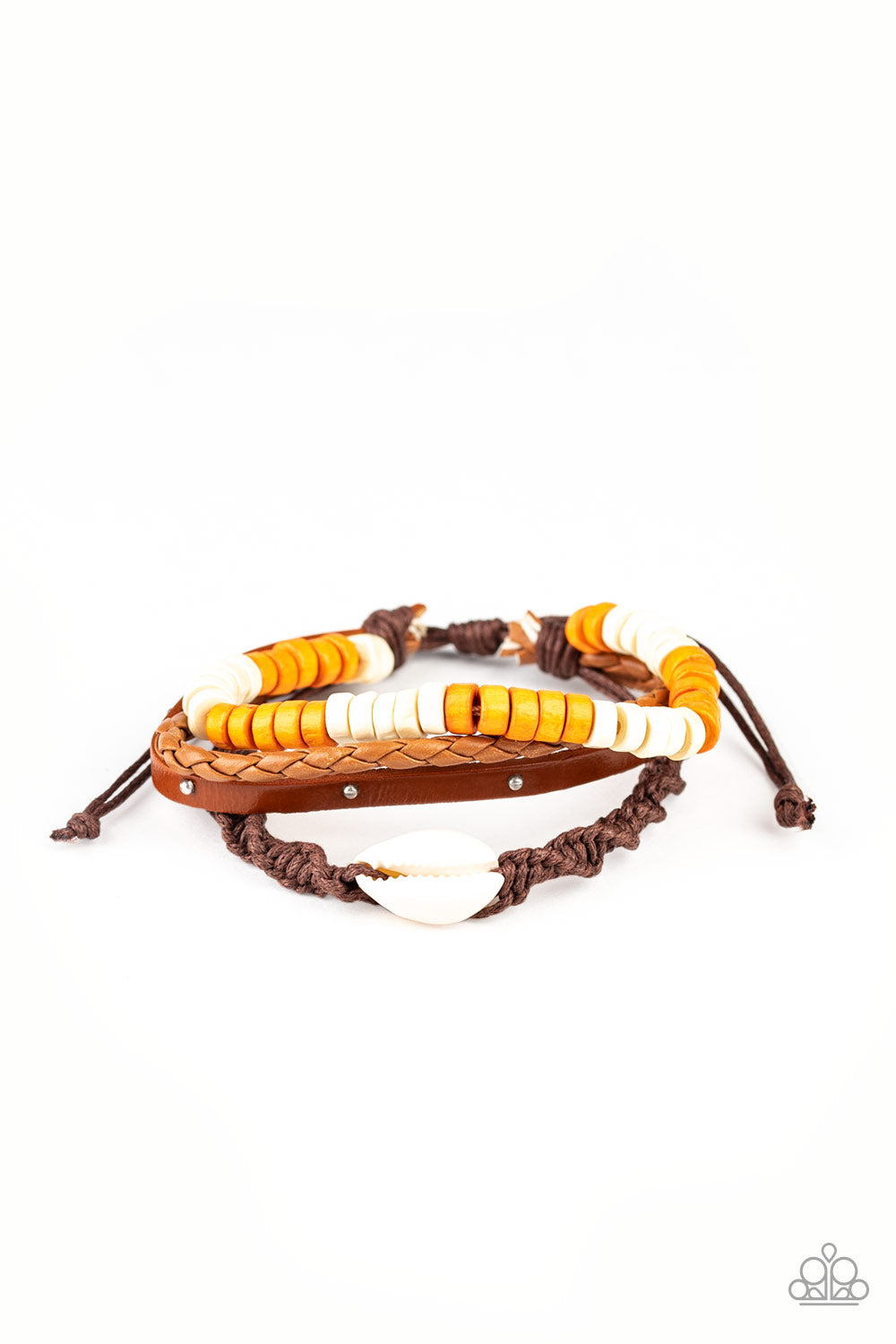 Beach Bounty - Orange Bracelet