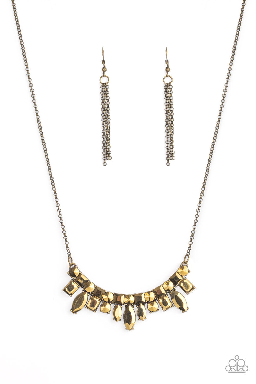 Wish Upon a ROCK STAR - Brass Necklace