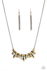 Wish Upon a ROCK STAR - Brass Necklace