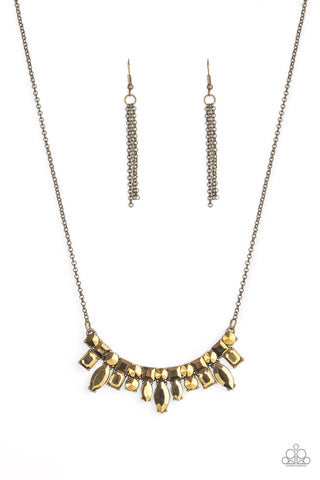 Wish Upon a ROCK STAR - Brass Necklace