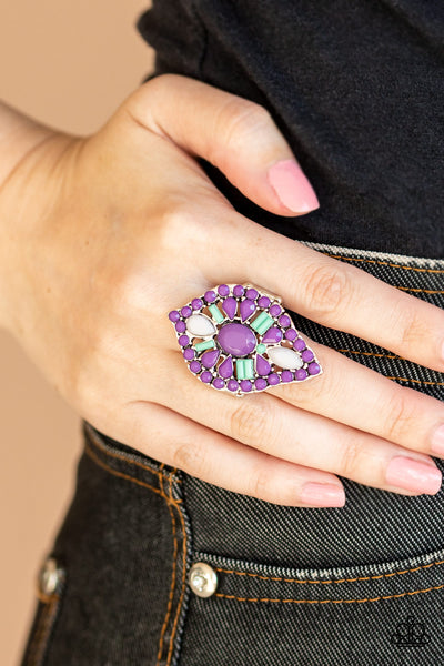 Jungle Jewelry - Purple Ring