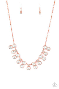 Top Dollar Twinkle - Copper Necklace