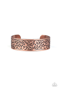 Read The VINE Print - Copper Bracelet