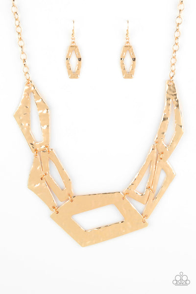 Break The Mold - Gold Necklace