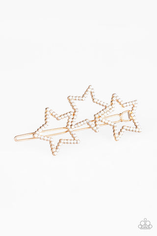 Thank My Lucky Stars - Gold Hair Clip