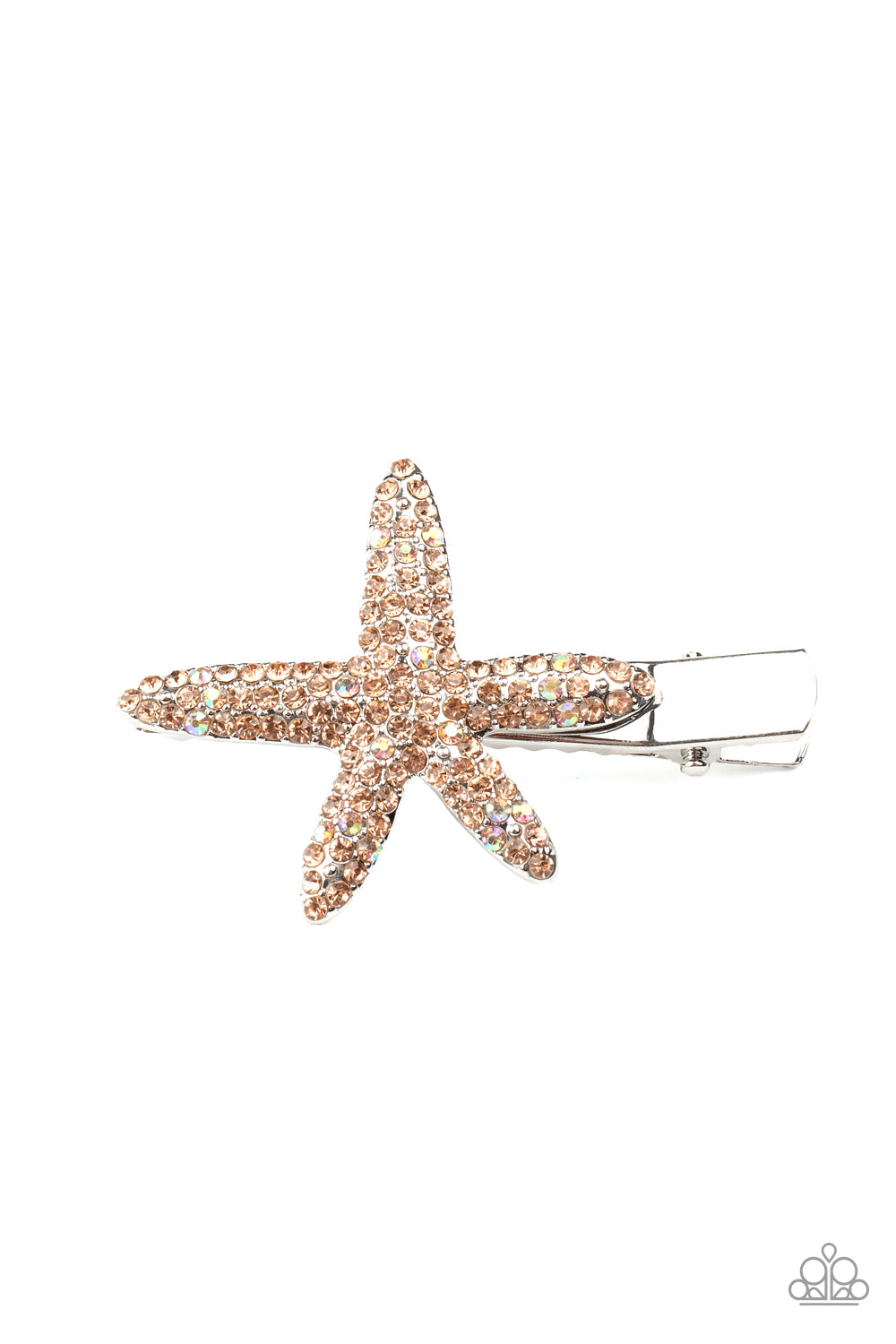 Wish On a STARFISH - Orange Hair Clip