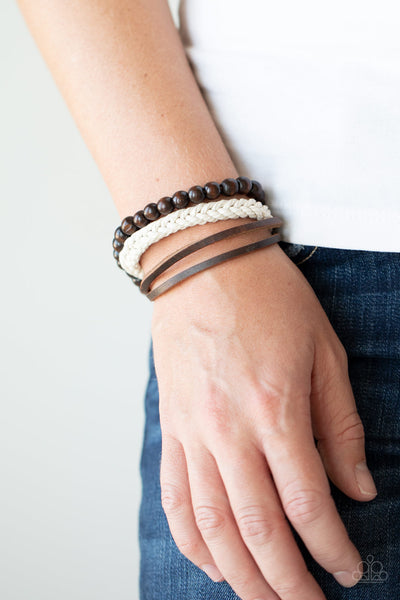 Wildly Wrangler - Brown Bracelet