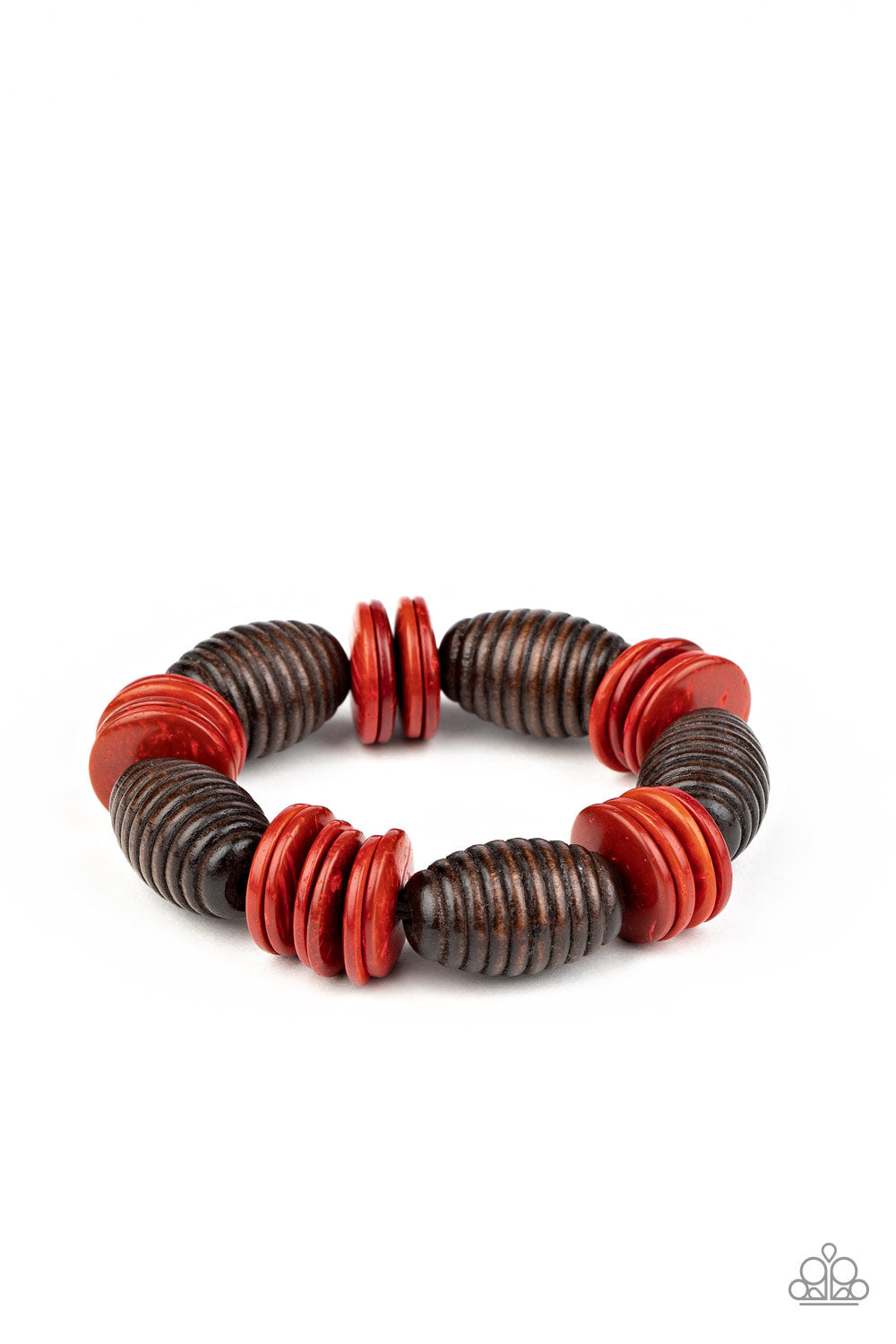 Caribbean Castaway - Red Bracelet