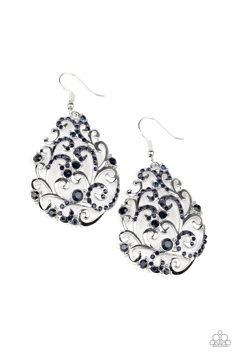 Winter Garden - Blue Earrings