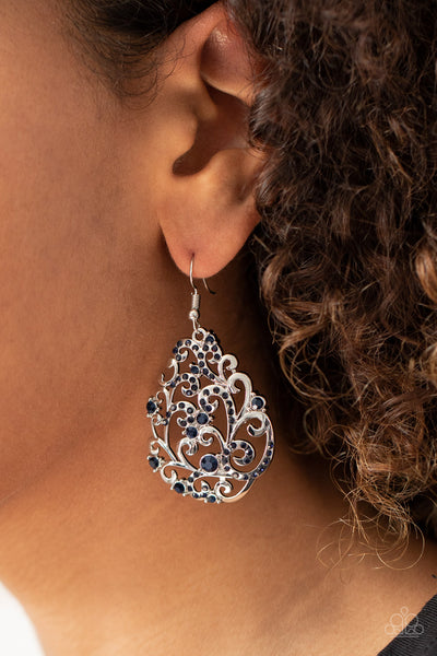 Winter Garden - Blue Earrings