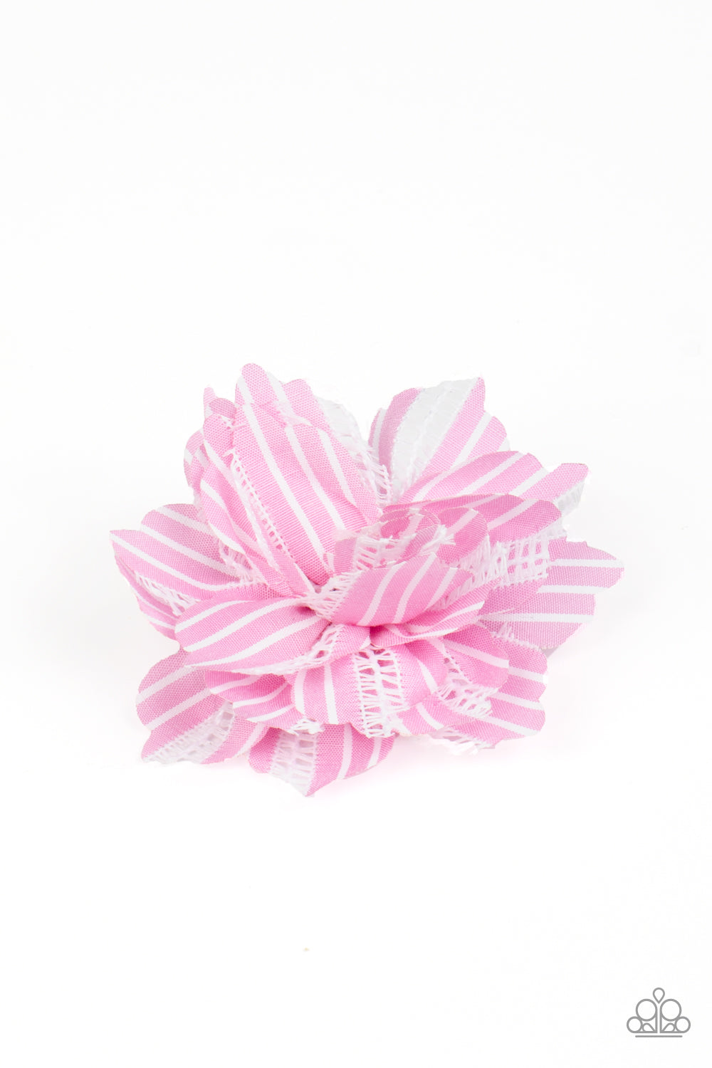 STRIPE For The Picking - Pink Hair Clip