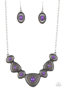 Totally TERRA-torial - Purple Necklace