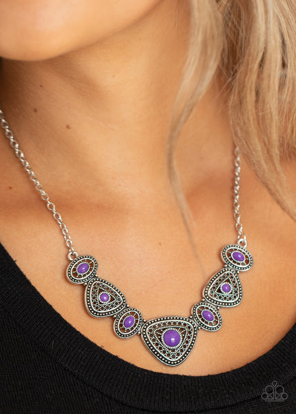 Totally TERRA-torial - Purple Necklace