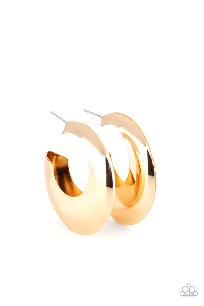 Chic CRESCENTO - Gold Earrings