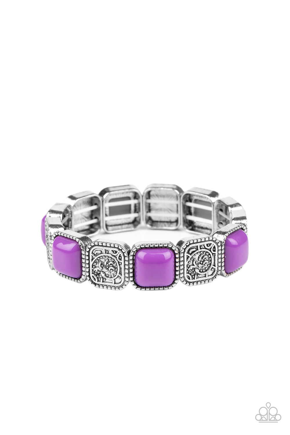 Trendy Tease - Purple Bracelet