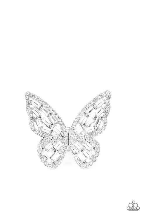 Flauntable Flutter - White Ring