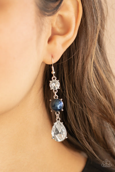 Unpredictable Shimmer - Blue Earrings