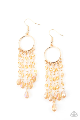 Dazzling Delicious - Gold Earrings