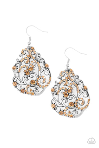 Winter Garden - Brown Earrings