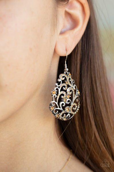 Winter Garden - Brown Earrings