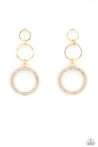 Rule-Breaking Radiance - Gold Post Earrings