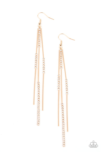 Dainty Dynamism - Gold Earrings