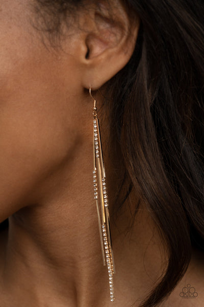 Dainty Dynamism - Gold Earrings