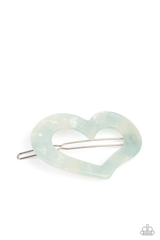 HEART NOT TO LOVE - BLUE HAIR CLIP