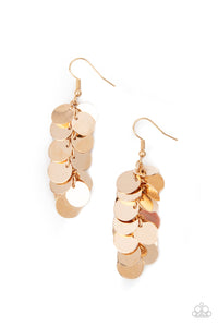 Hear Me Shimmer - Gold Earrings