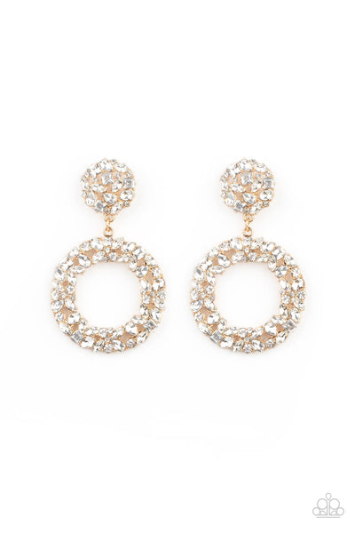 Party Ensemble - Gold Post Earrings