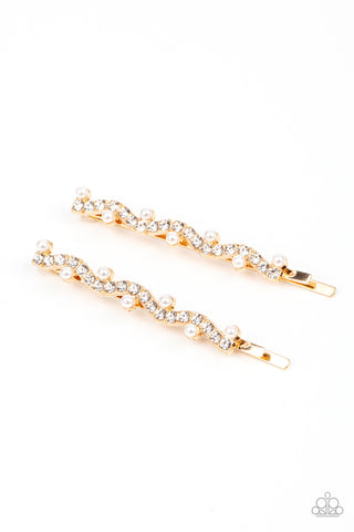 Ballroom Banquet - Gold Hair Clip