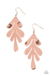 A FROND Farewell - Copper Earrings