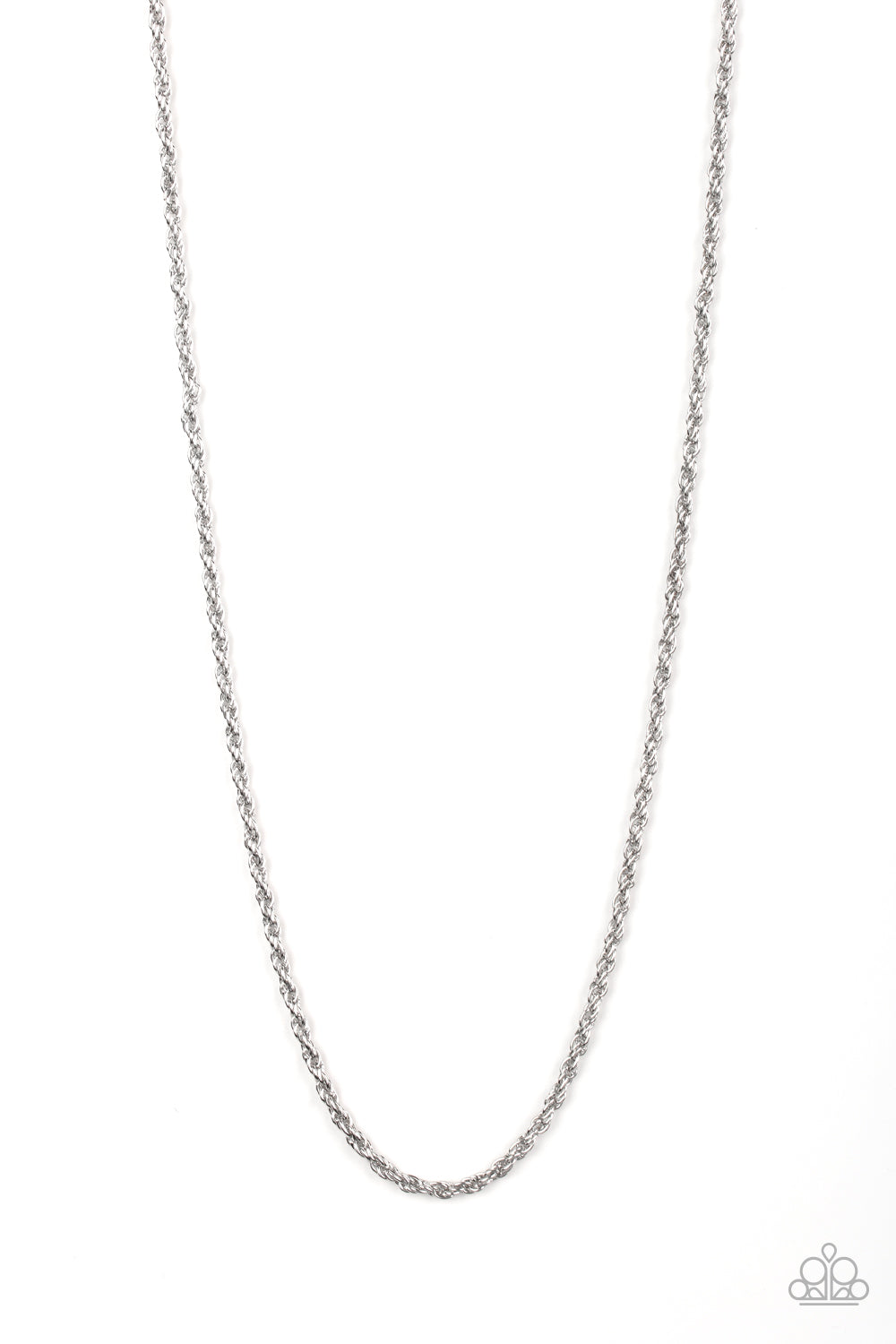 The Go-To Guy - Silver Mens Necklace