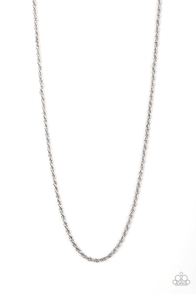 The Go-To Guy - Silver Mens Necklace